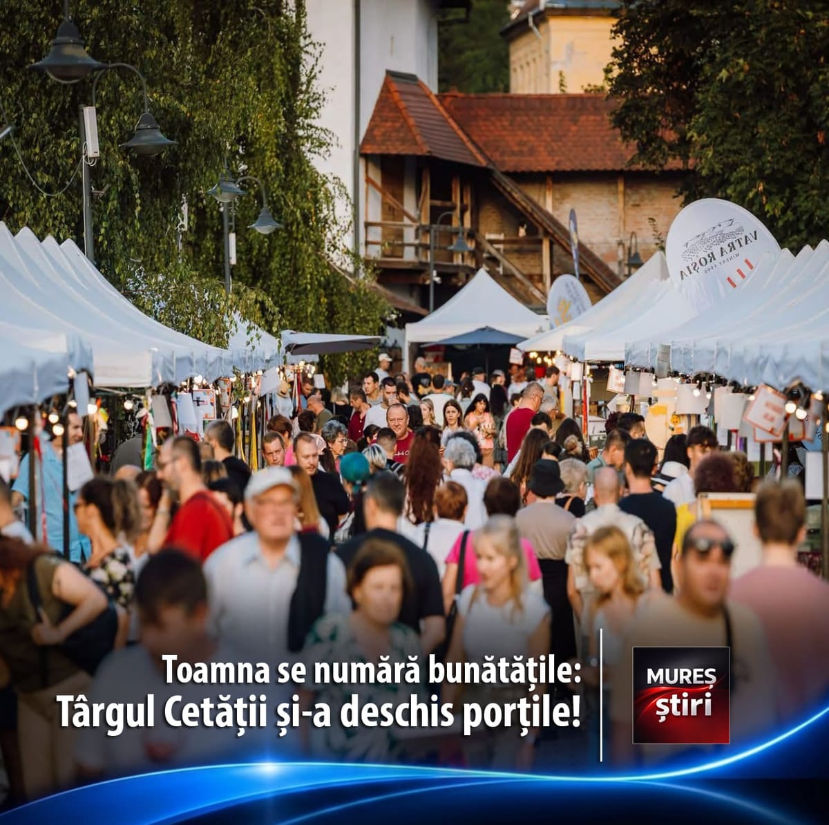 Târgu Mureș: Târgul Cetății își deschide porțile pe Bulevardul Cetății, în toamnă