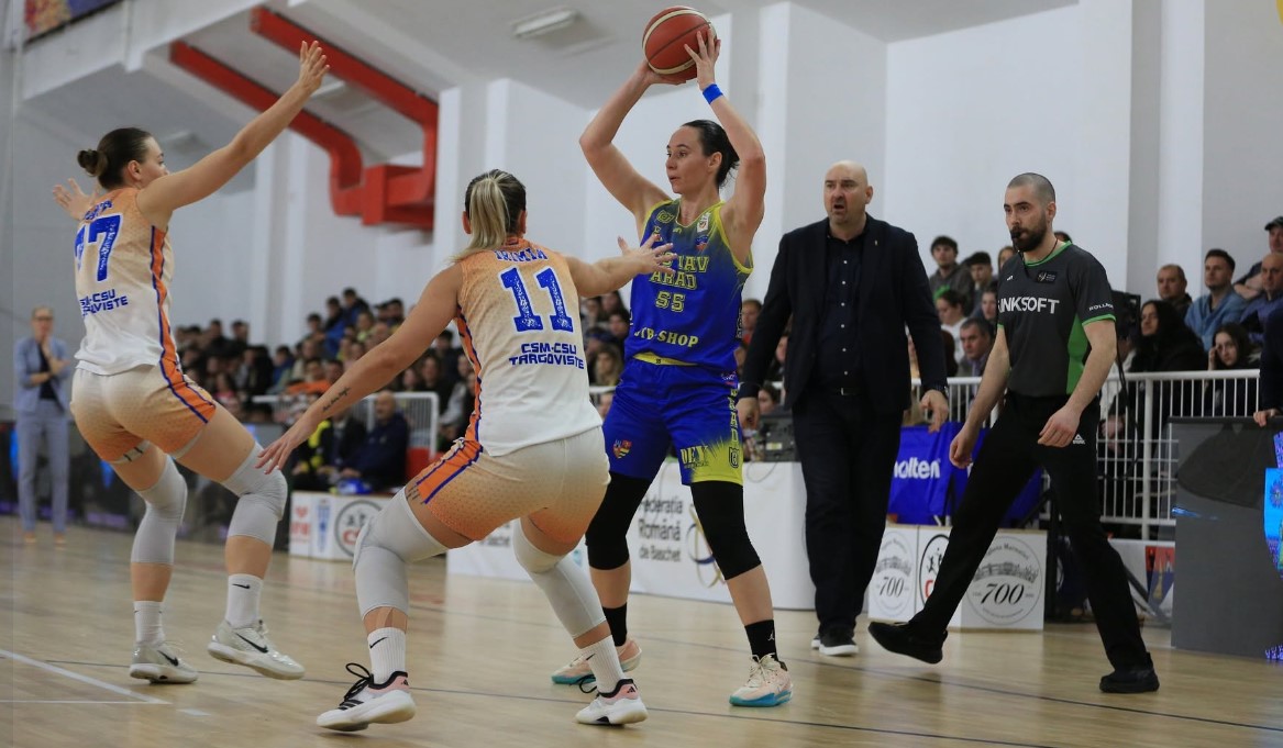 Târgoviște: UAV Arad câștigă derby-ul cu 84-75, în deplasare, la baschet feminin