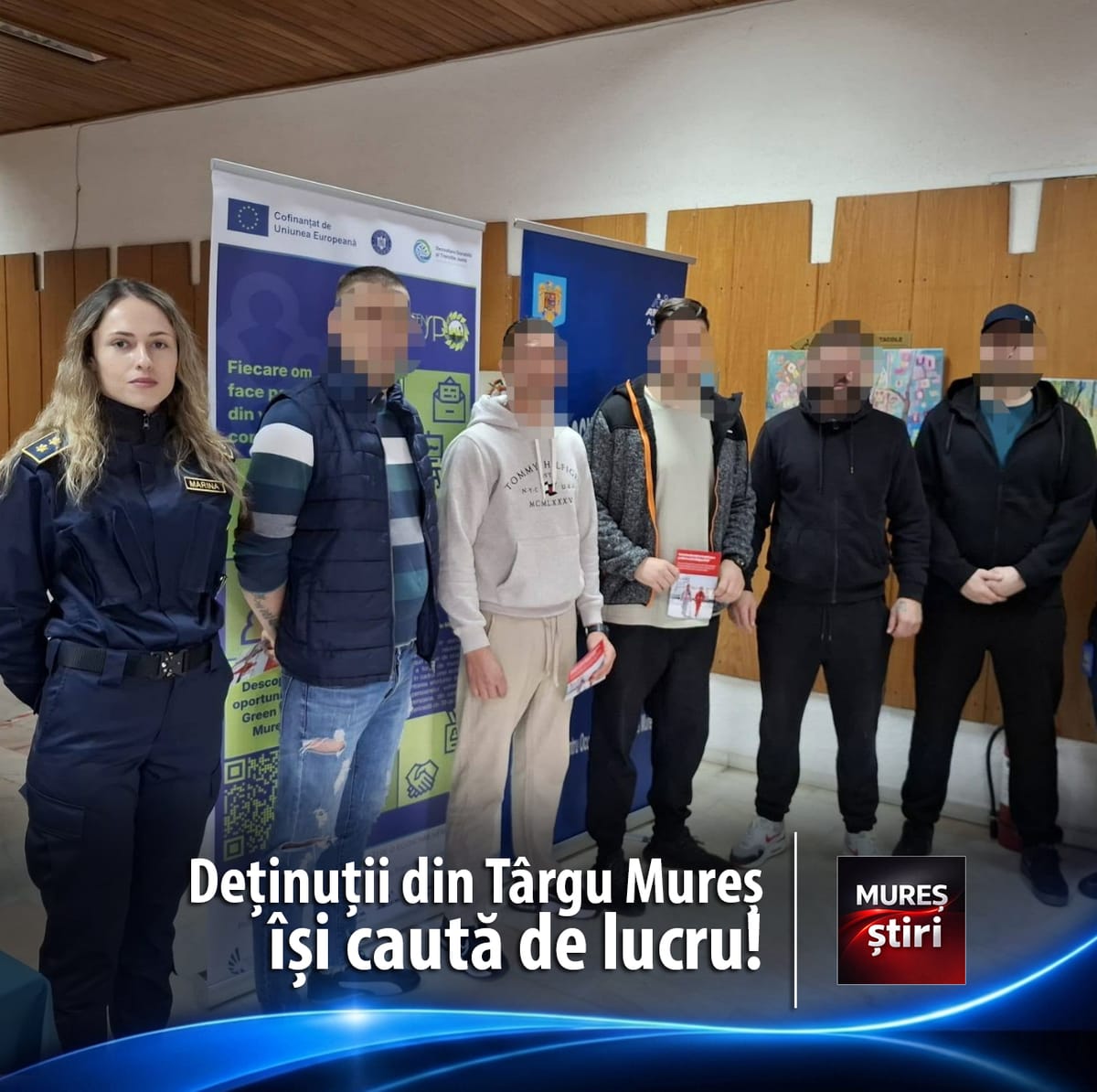 Târgu Mureș: deținuți din penitenciar au participat la Bursa Locurilor de Muncă organizată de AJOFM