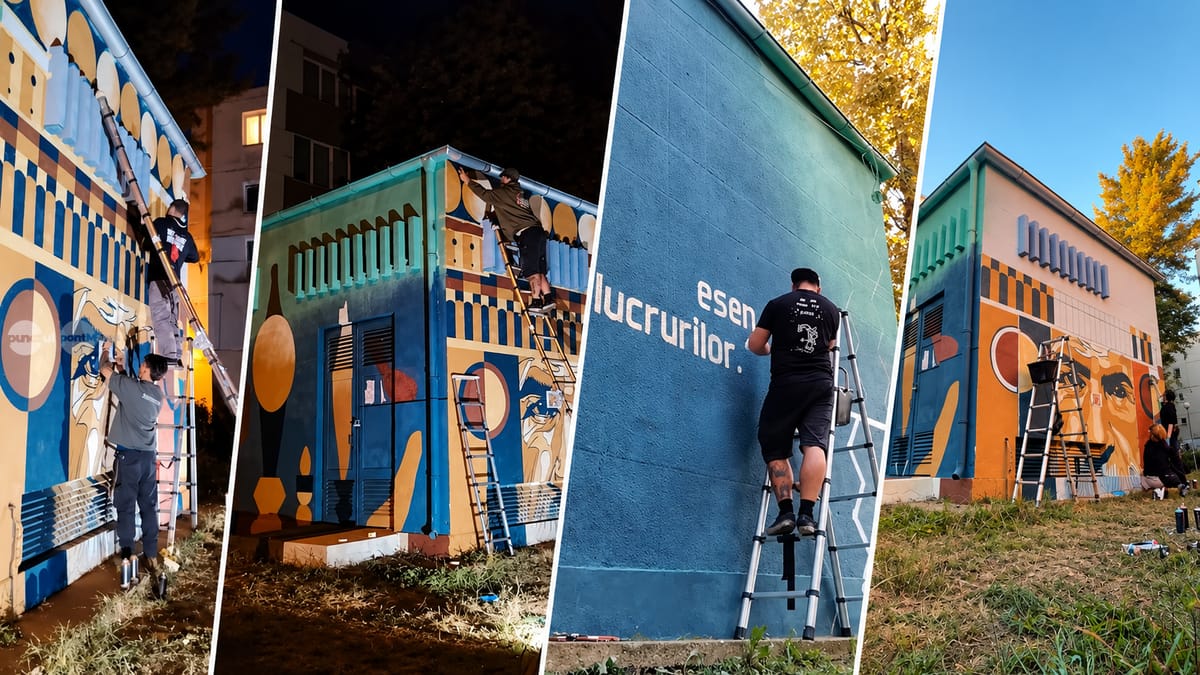 Târgu Mureș: două puncte de transformare devin opere de artă urbană, inspirate de Constantin Brâncuși