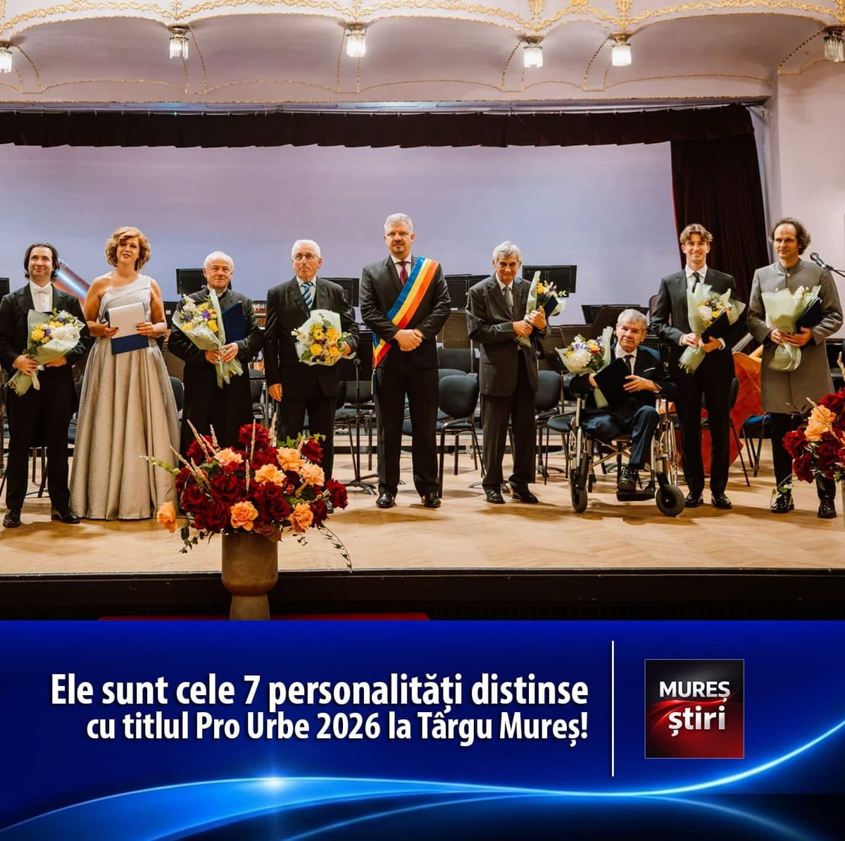 Târgu Mureș: Gala Premiilor Pro Urbe premiază personalitățile care au scris istorie pentru comunitate