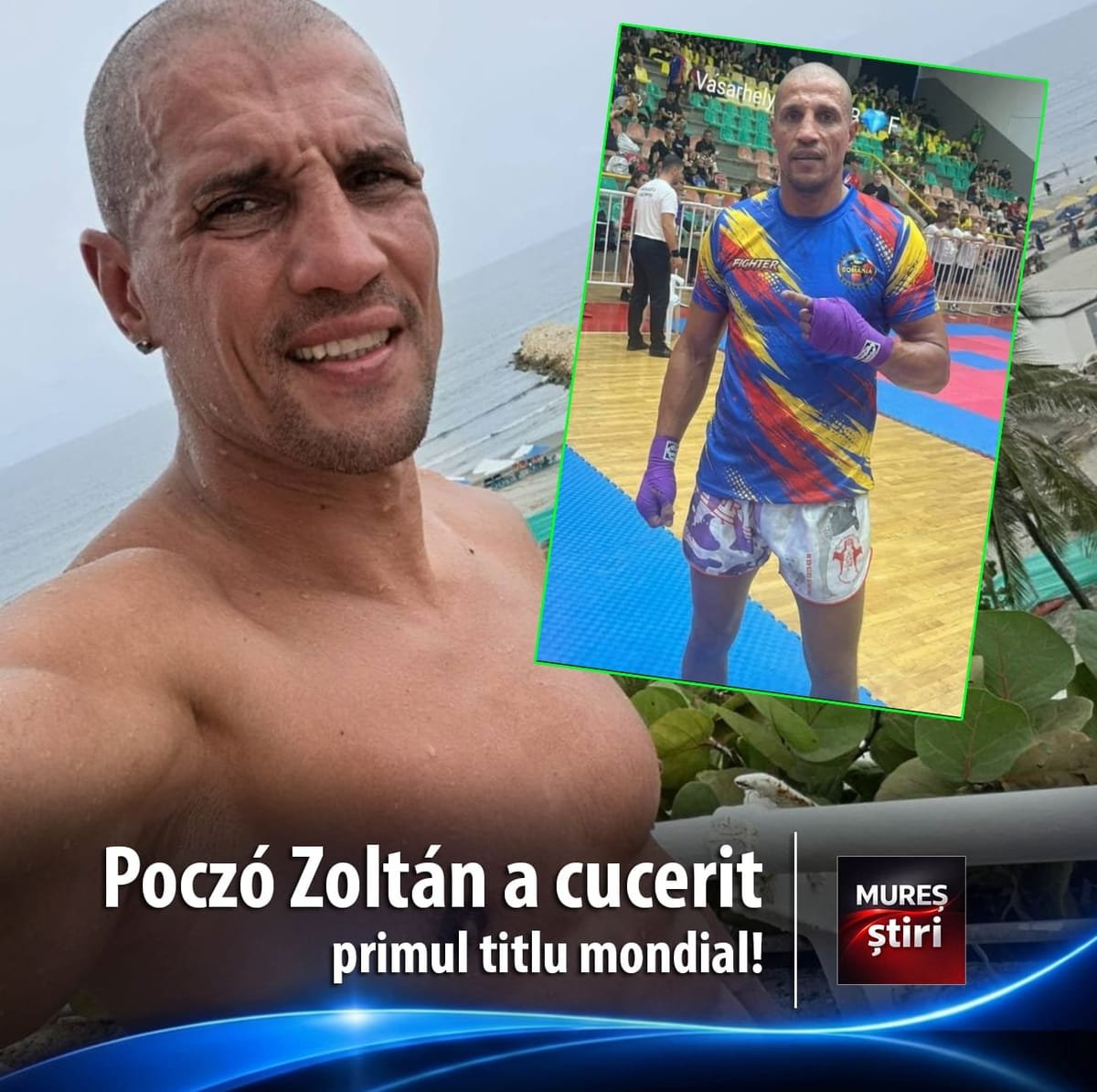 Târgu Mureș: Poczó Zoltán a câștigat primul titlu mondial, o performanță istorică pentru sportul local