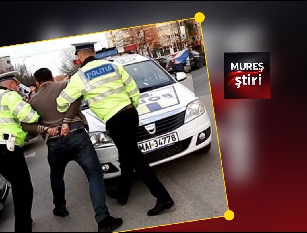Târgu Mureș: recidivist de 32 de ani, reținut după ce a fost prins conducând fără permis