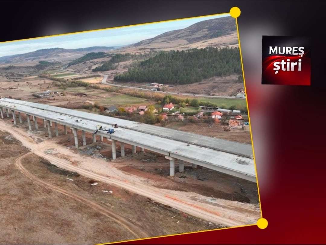 Târgu Mureș se apropie de un traseu continuu de 155 km pe A3 spre Sălaj, până la finalul anului