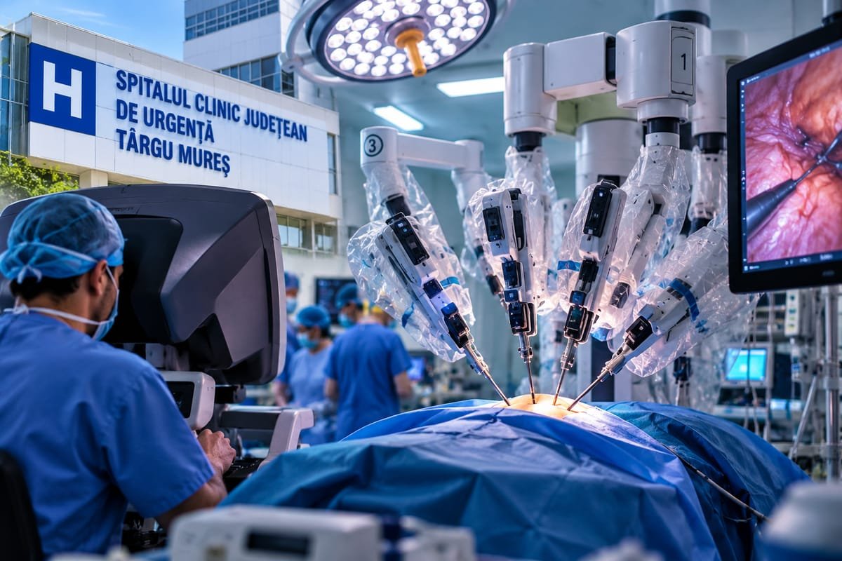 Târgu Mureș: Spitalul Clinic Județean lansează licitație de 6,3 milioane euro pentru roboți chirurgicali
