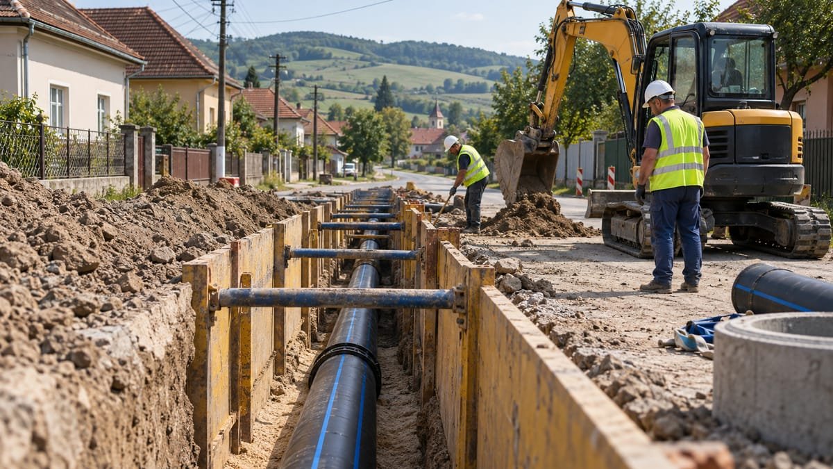 Târnăveni – Sângeorgiu de Pădure – Bălăușeri: licitație de peste 80 milioane de lei pentru apă și apă uzată