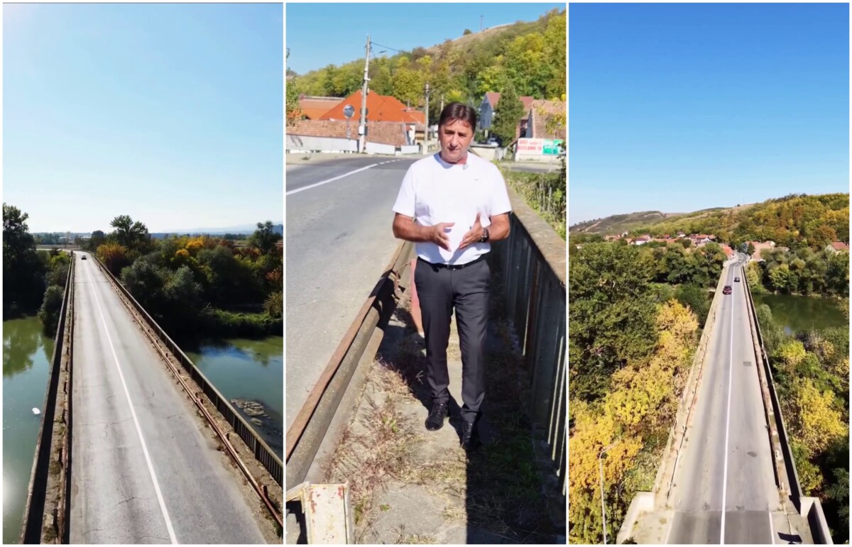 Teleac: CJ Alba pregătește un pod nou peste Mureș, după demolarea podului actual de pe DJ 107