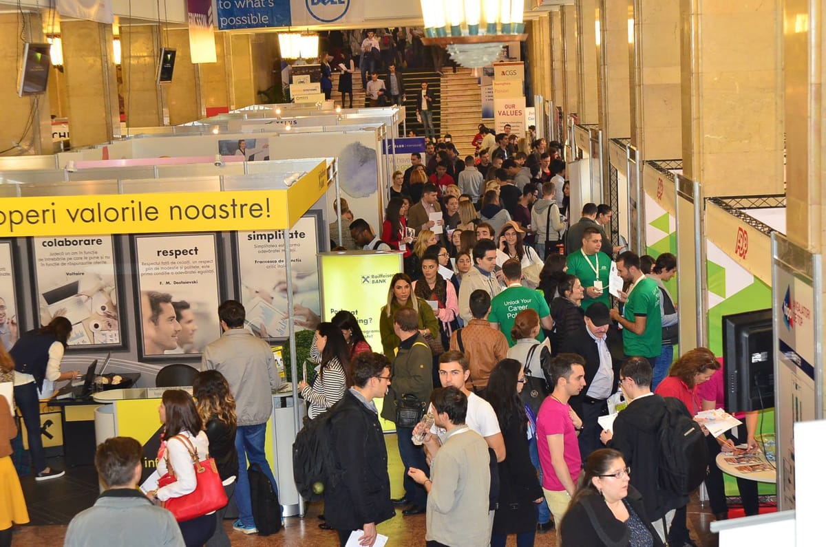 Timișoara: CCIAT Timiș participă cu stand la târgul de cariere Angajatori de TOP, pe 16-17 octombrie
