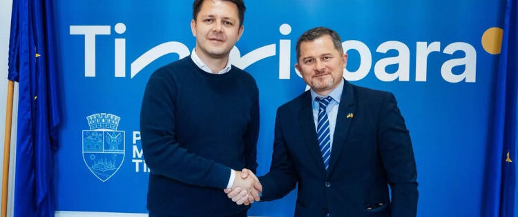 Timișoara: viceprimarul Ruben Lațcău s-a întâlnit cu consulul onorific al Ucrainei discuții despre investiții și cooper