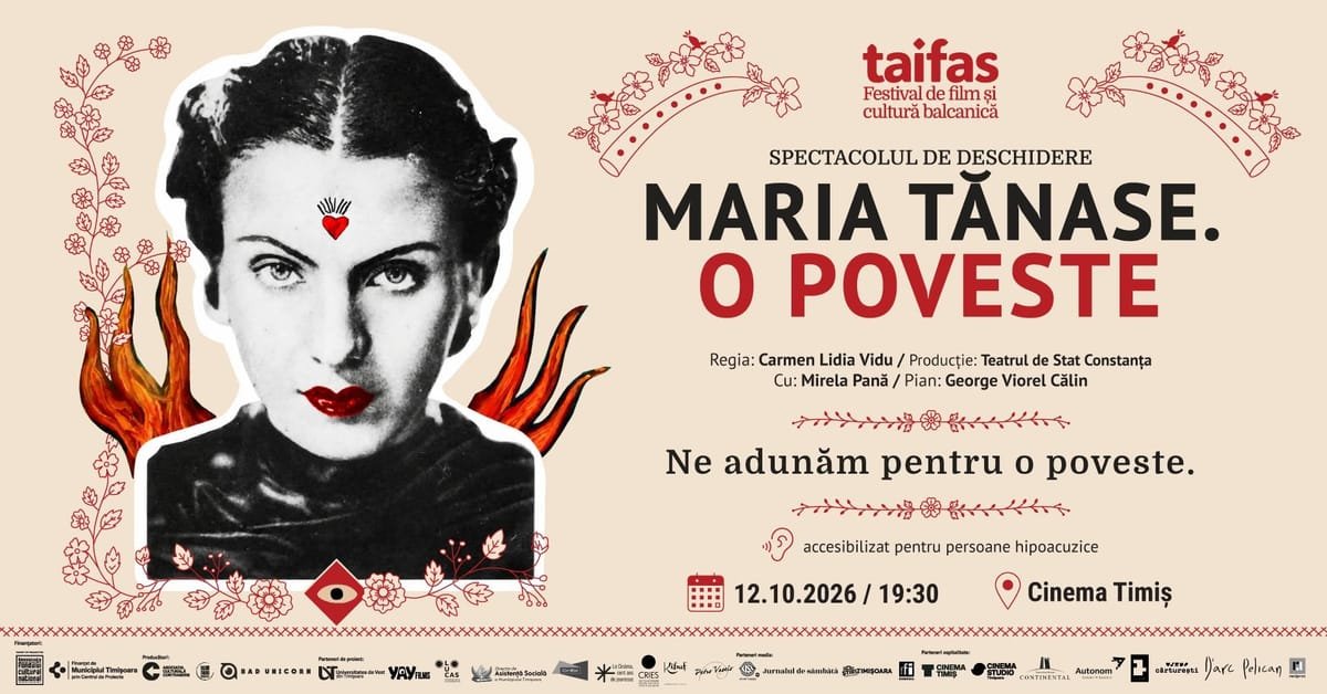 Timișoara: artă contemporană, deschiderea a două festivaluri și un spectacol despre Maria Tănase