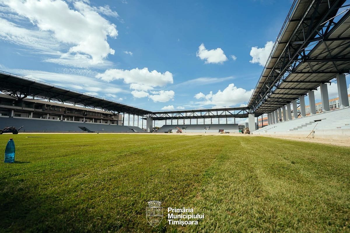 Timișoara: consiliul local a aprobat încă 8 milioane de lei pentru stadionul Eroii Timișoarei