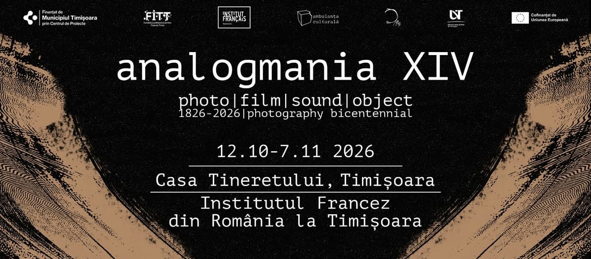 Timișoara: Festivalul Analog Mania, ediția a 14-a, se deschide pe 12 octombrie
