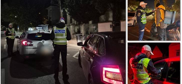 Timișoara: sute de mașini oprite la razie, aproape 400 de persoane legitimate și amenzi
