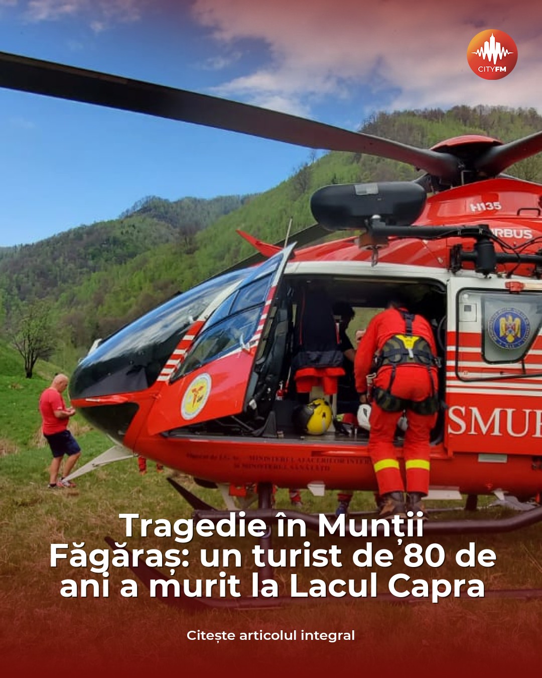 Tragedie în Munții Făgăraș: un turist de 80 de ani a murit la Lacul Capra