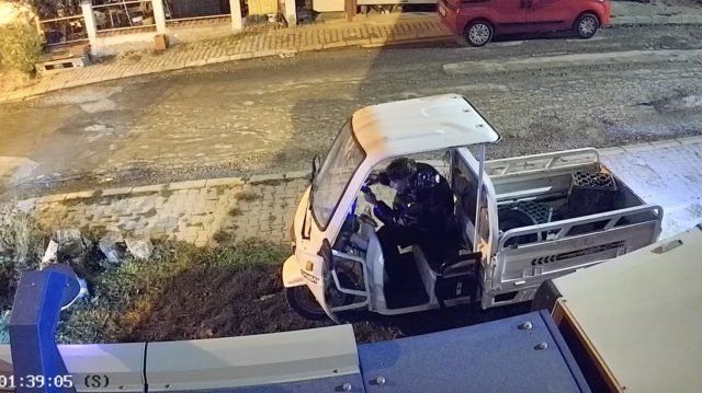 Triciclu electric furat din Dej: bunul a fost găsit, hoțul este încă căutat VIDEO