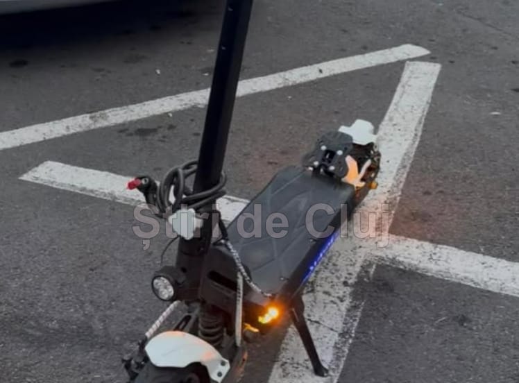 Trotineta unui copil furată la VIVO din Cluj de alt copil, mama cere ajutor