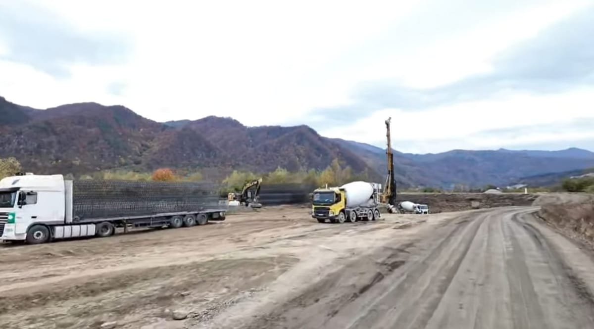 Tunelul Robești de pe Autostrada Sibiu-Pitești a ajuns la 40% din execuție