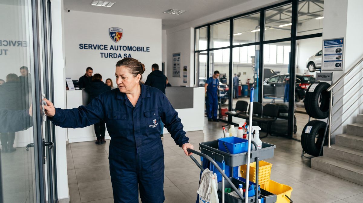 Turda: Angajări pentru femeie de serviciu cu pachet de beneficii surprinzător