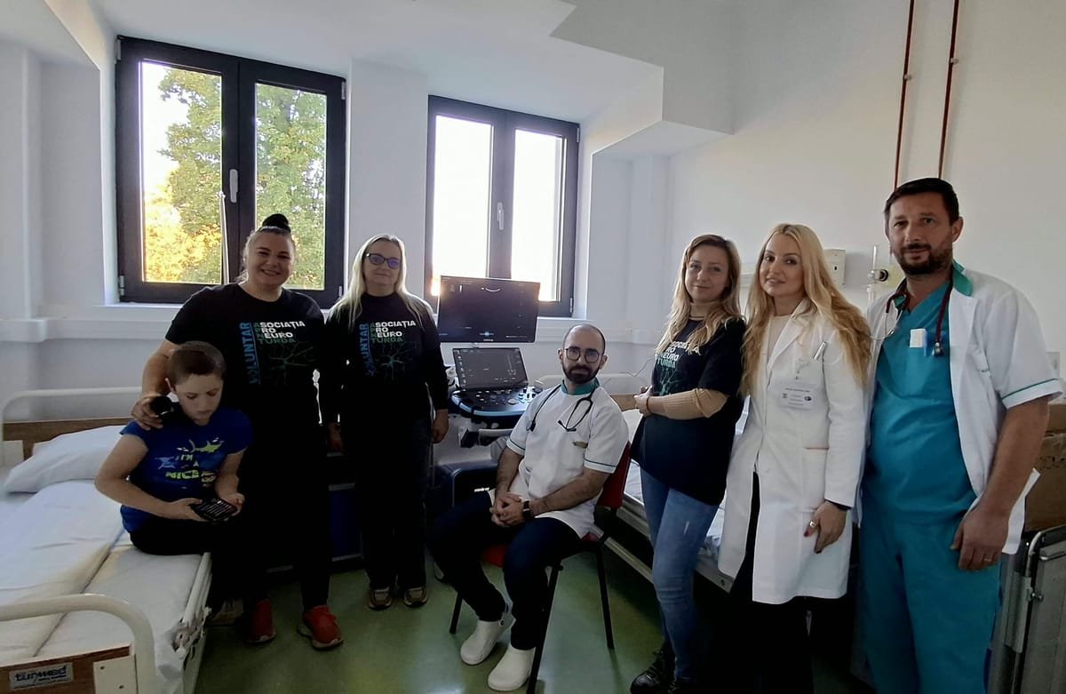 Turda: Pediatria Spitalului Municipal a primit un ecograf de ultimă generație, printr-un proiect de 35.000 euro