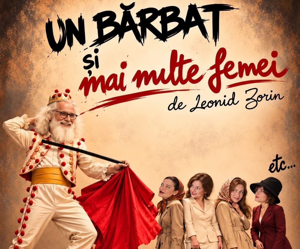 Turda: premieră la Teatrul Național Aureliu Manea cu comedia Un bărbat și mai multe femei