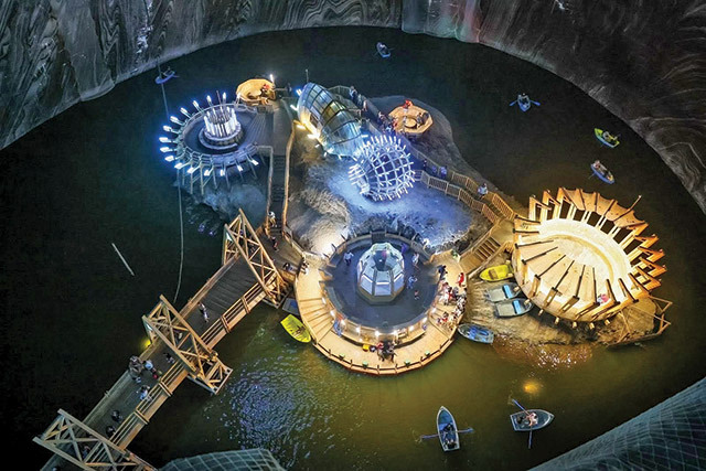 Turda: Salina pregătește amenajarea Minei Iosif, cu patru lifturi panoramice, pentru 126,72 milioane de lei