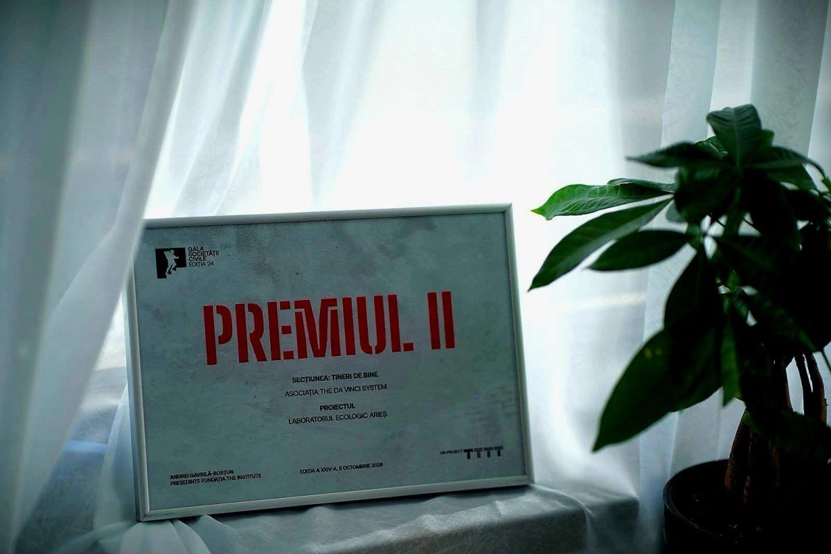 Turda: Teodor Murășanu pe podiumul Galei Naționale a Societății Civile
