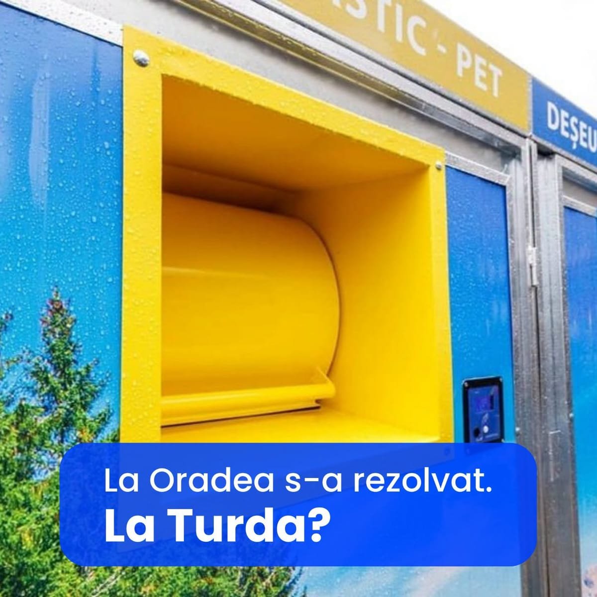 Turda: zeci de locuitori reclamă insulele ecologice, cu uși care nu se deschid și guri prea mici