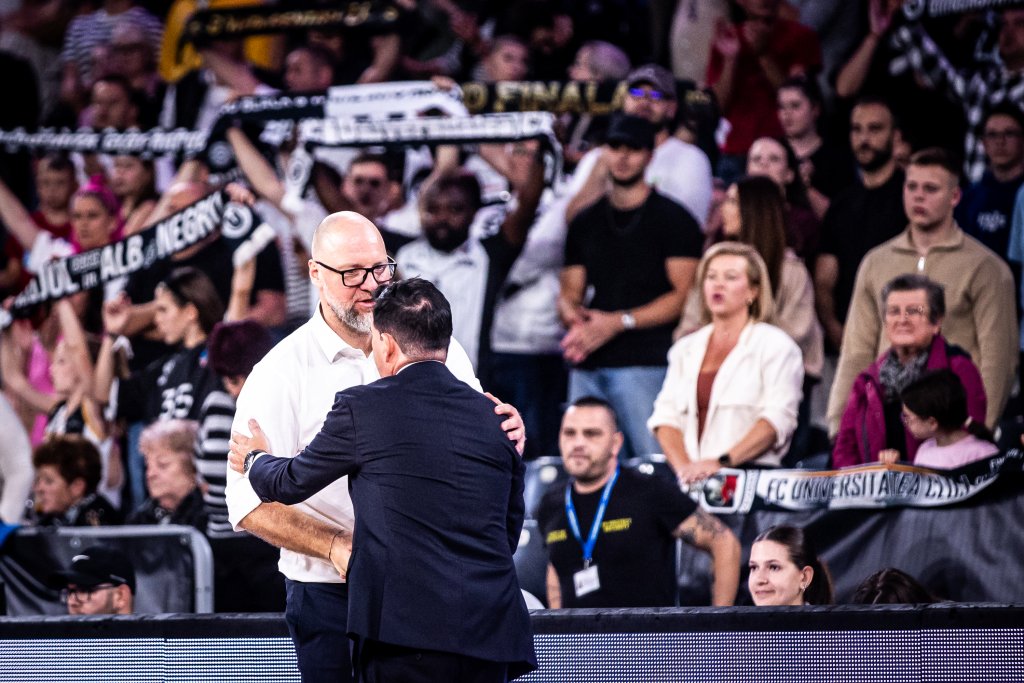 U-BT Cluj-Napoca, lăudată de Xavi Pascual; mențiune specială pentru Mihai Silvășan