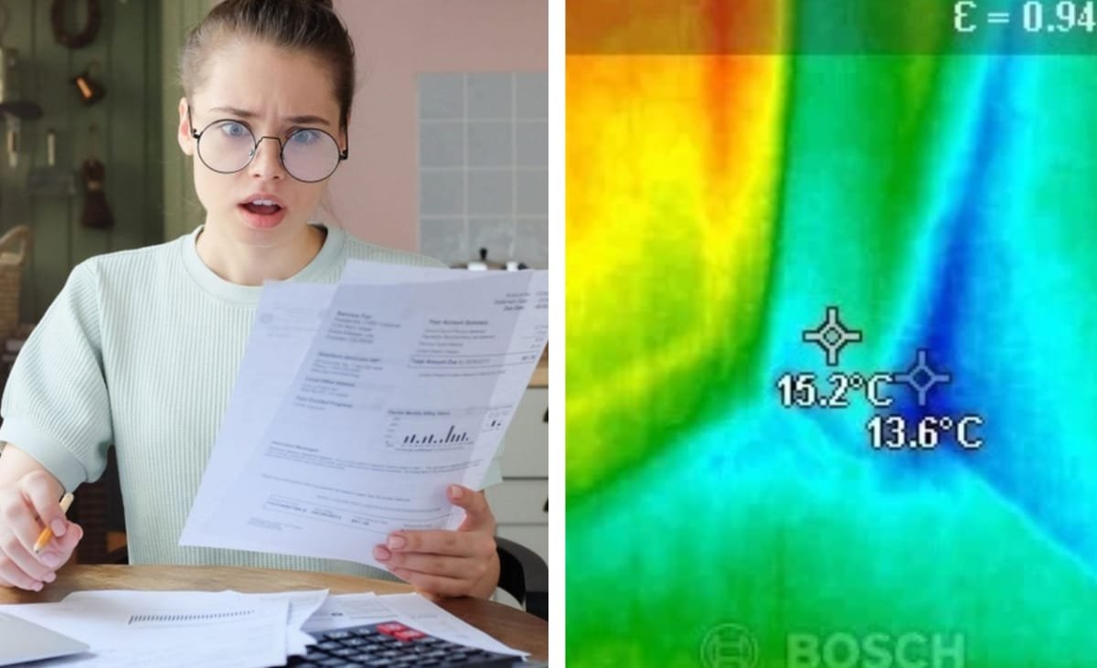 Un clujean pierdea mii de lei pe factura la gaz: casa de 200 mp nu avea izolație, arată camera termică