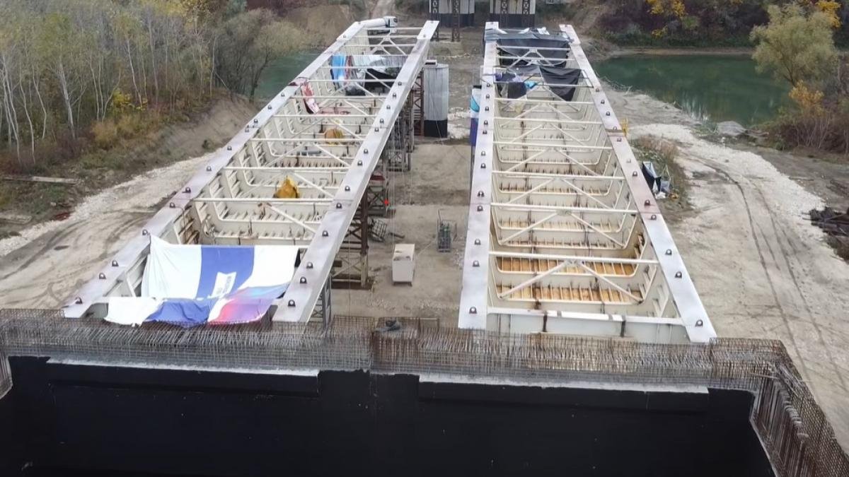 Ungheni: podul de peste Prut va fi finalizat în decembrie 2027, anunță CNAIR
