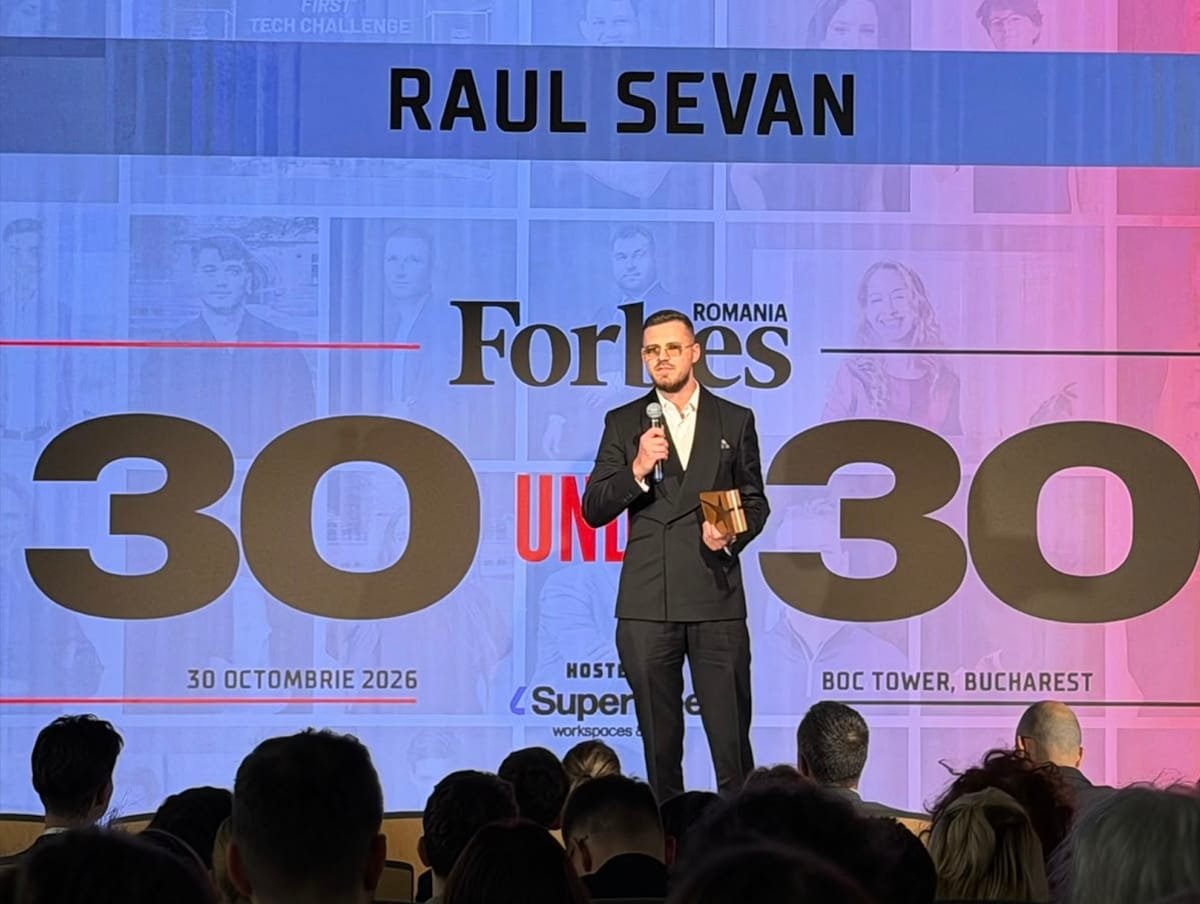 Urișor: Raul Sevan, de la Enipau, în topul Forbes al celor mai promițători tineri afaceriști