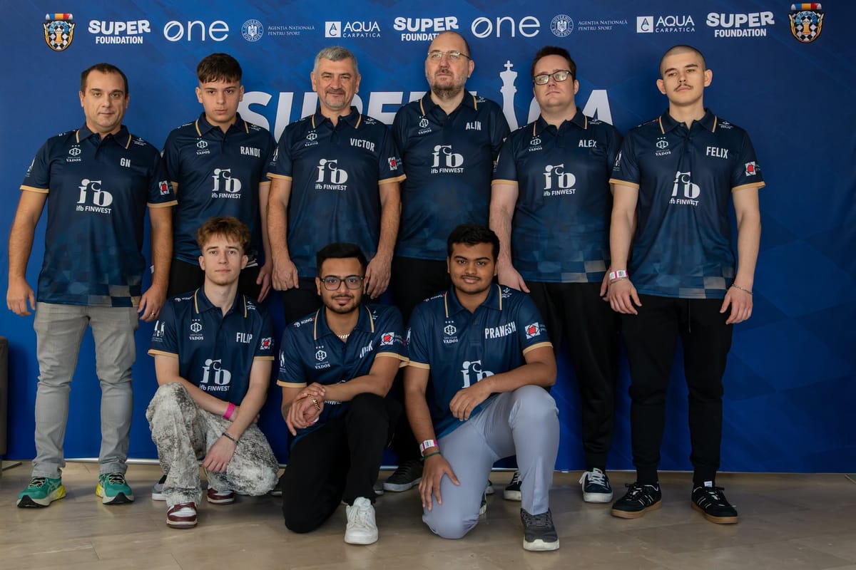 Vados Arad, derby pentru podium la Superliga de șah, cu ACS Arnia Chess IT București