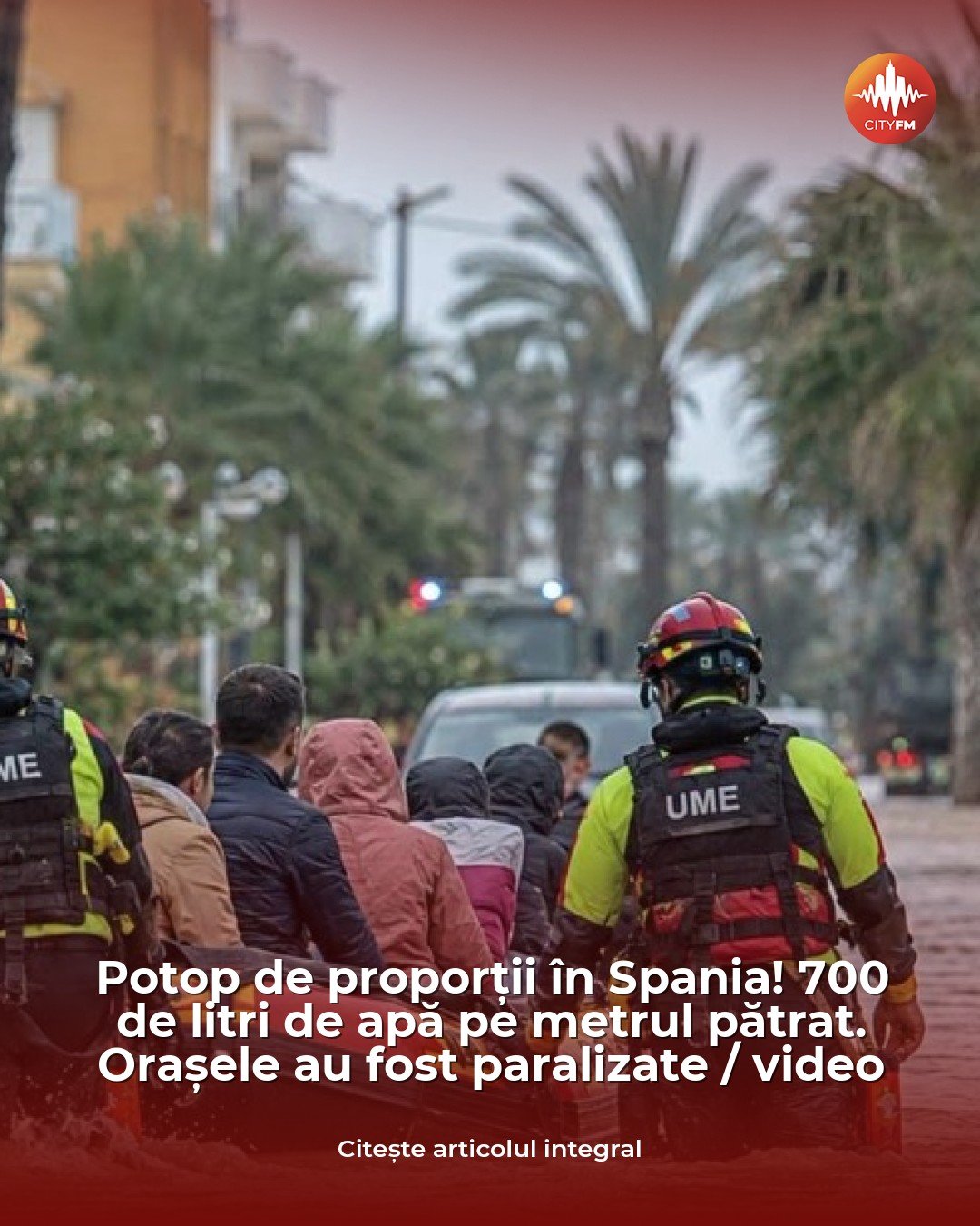 Valencia: cel puțin patru morți și ploi de 700 de litri pe metru pătrat în unele zone, după furtuna Adam