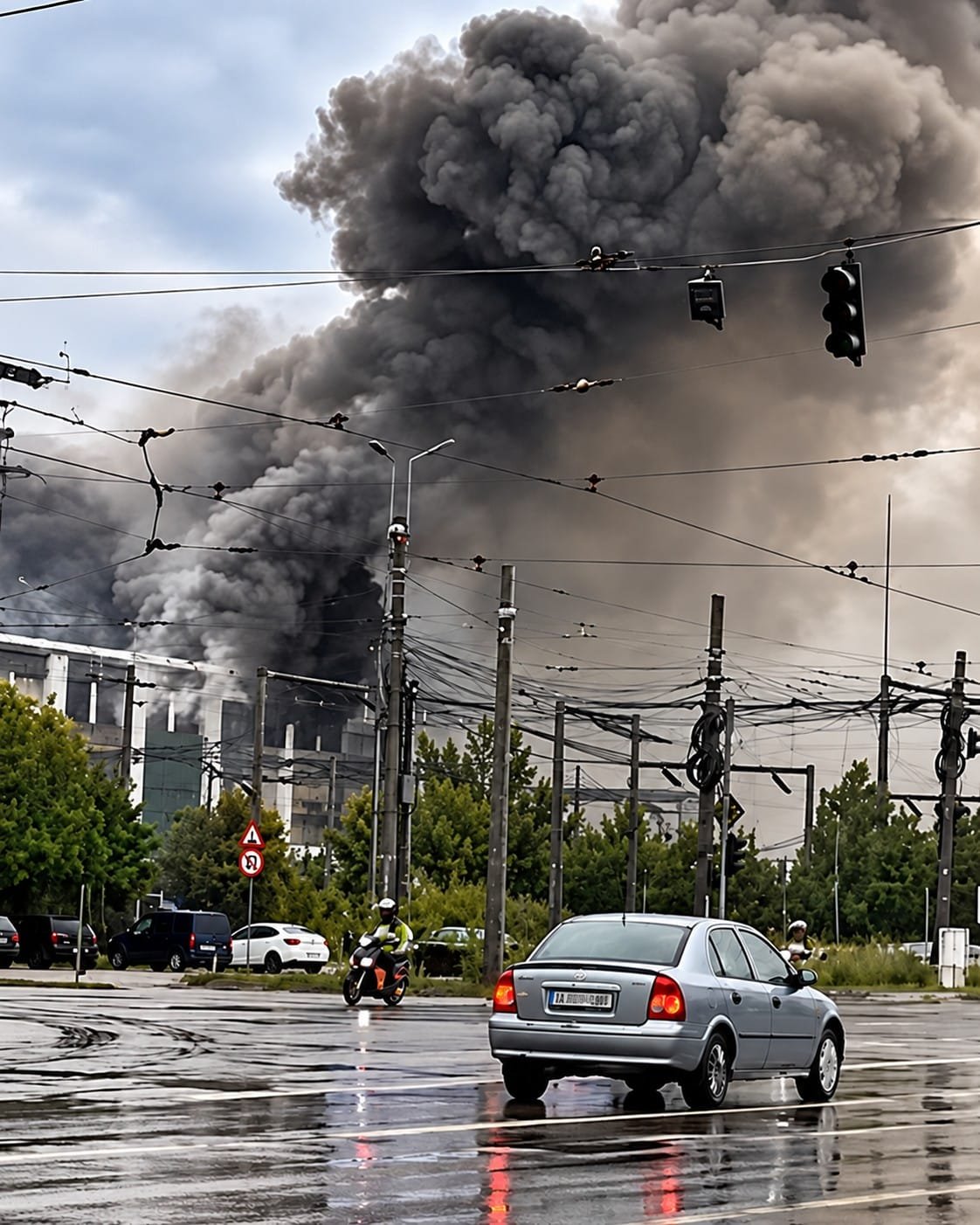 (Video) CET Iași: explozie și incendiu, 22.000–23.000 de apartamente fără apă caldă și căldură