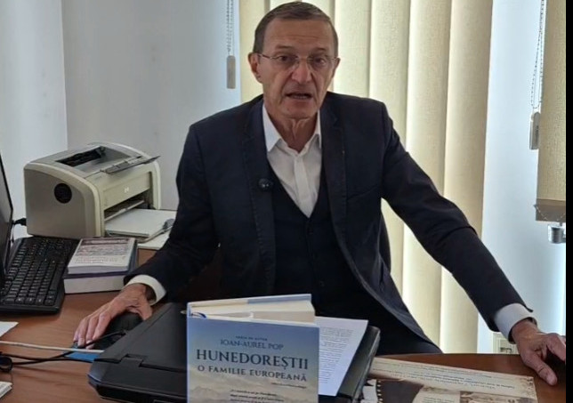 Video Cluj: Prelegere "Pe Argeș în jos" și carte a academicianului Ioan Aurel Pop