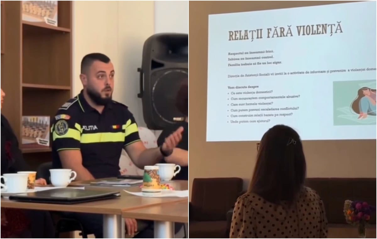 VIDEO: Polițiștii din Zlatna au desfășurat o acțiune pentru prevenirea violenței domestice