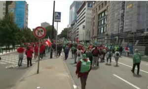Violențe la Bruxelles și Liège, în protestele din Franța: circa zece persoane arestate