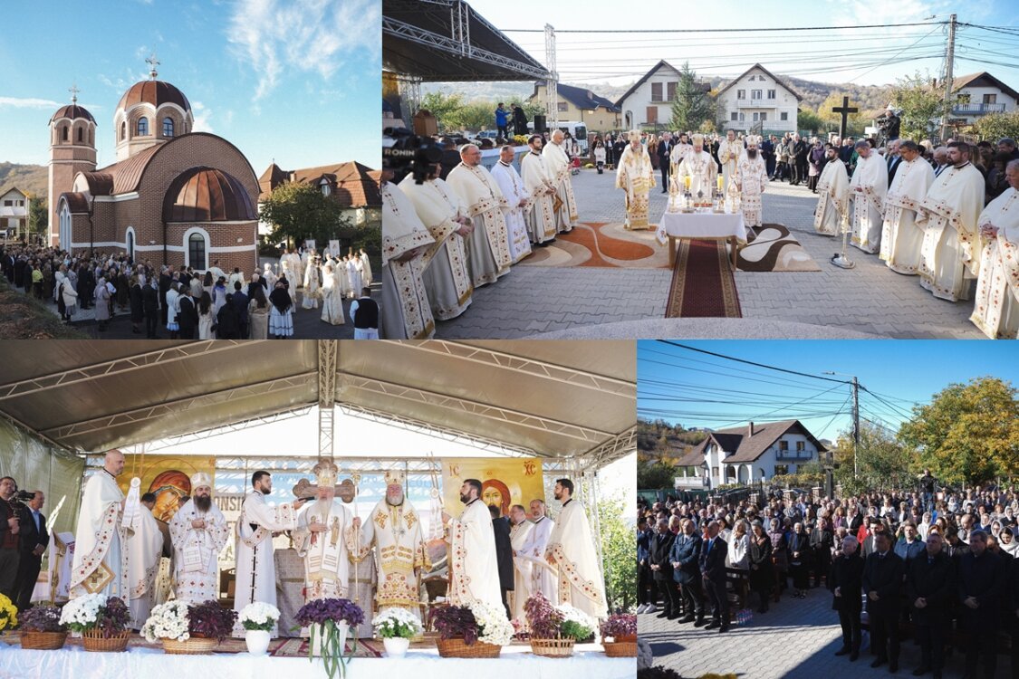 Zalău: biserica Sfântul Apostol Andrei din Sărmaș, sfințită de trei ierarhi