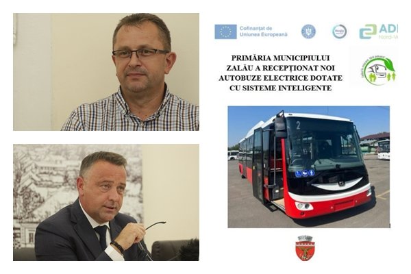 Zalău: Primăria a primit 5 autobuze electrice noi, dotate cu sisteme inteligente