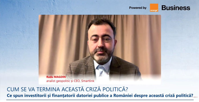 ZF Live. Radu Magdin, analist geopolitic, Smartlink: Politica românească nu este întotdeauna un joc despre competenţă. I