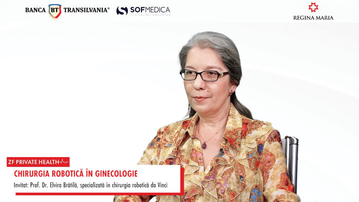 ZF Private Health. Prof. dr. Elvira Brătilă, specializată în chirurgia robotică da Vinci: Chirurgii trebuie să aibă preg